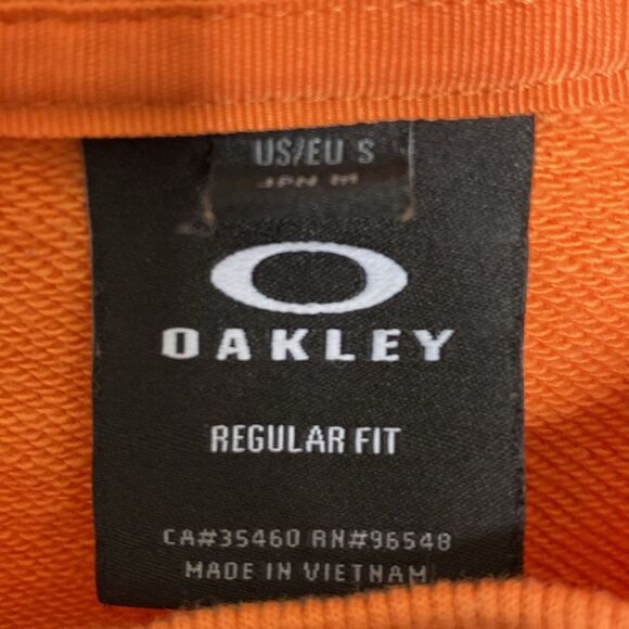 Oakley Men’s Orange Sweatshirt Size S - Picture 2 of 5
